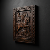 Saint George Wall Icon - Side Angle