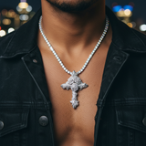 Silver Cross - Night City Worn