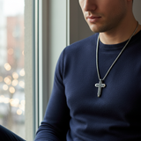 Silver Cross - Window Daylight Worn
