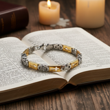 Two-tone Bible candlelight faith