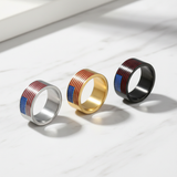 US Flag Ring - Three Colors Flatlay