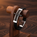 Walnut wood jewelry stand display