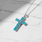 White Carrara marble - turquoise blue contrast