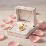White gold gift box roses - romantic unboxing