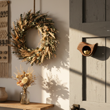 Wind Chimes on Door - Boho Barn Door