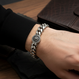 Wrist shot black turtleneck