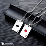 Ace Of Spades Personality Lucky Pendant - BGCOPPER