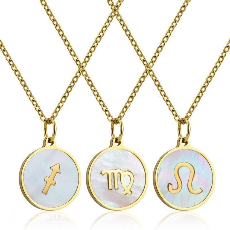 Titanium steel constellation symbol necklace - BGCOPPER