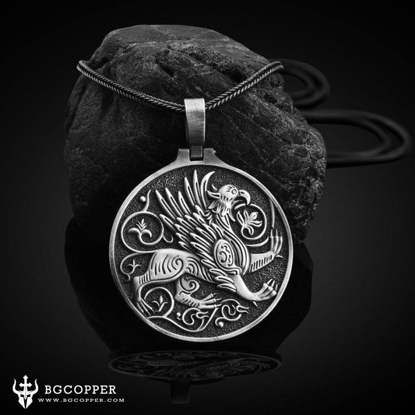 Gryphon Amulet Necklace - BGCOPPER