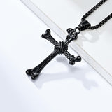 Knochen Kreuz Anhänger Halskette-Bestes Geschenk für Haustier-Liebhaber