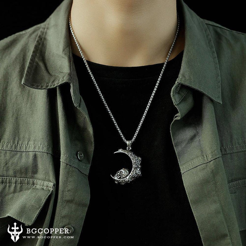 Celestial Crescent Moon Necklace – Tayler Made Designs