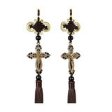 Diamond Car Jesus Cross Pendant