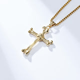 Knochen Kreuz Anhänger Halskette-Bestes Geschenk für Haustier-Liebhaber