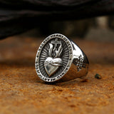 Sacred Heart Medallion Ring