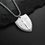 Faith of God Shield Cross Necklace