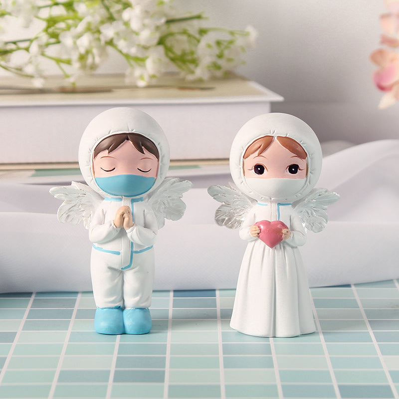 Angel in white - the best gift for medical staff