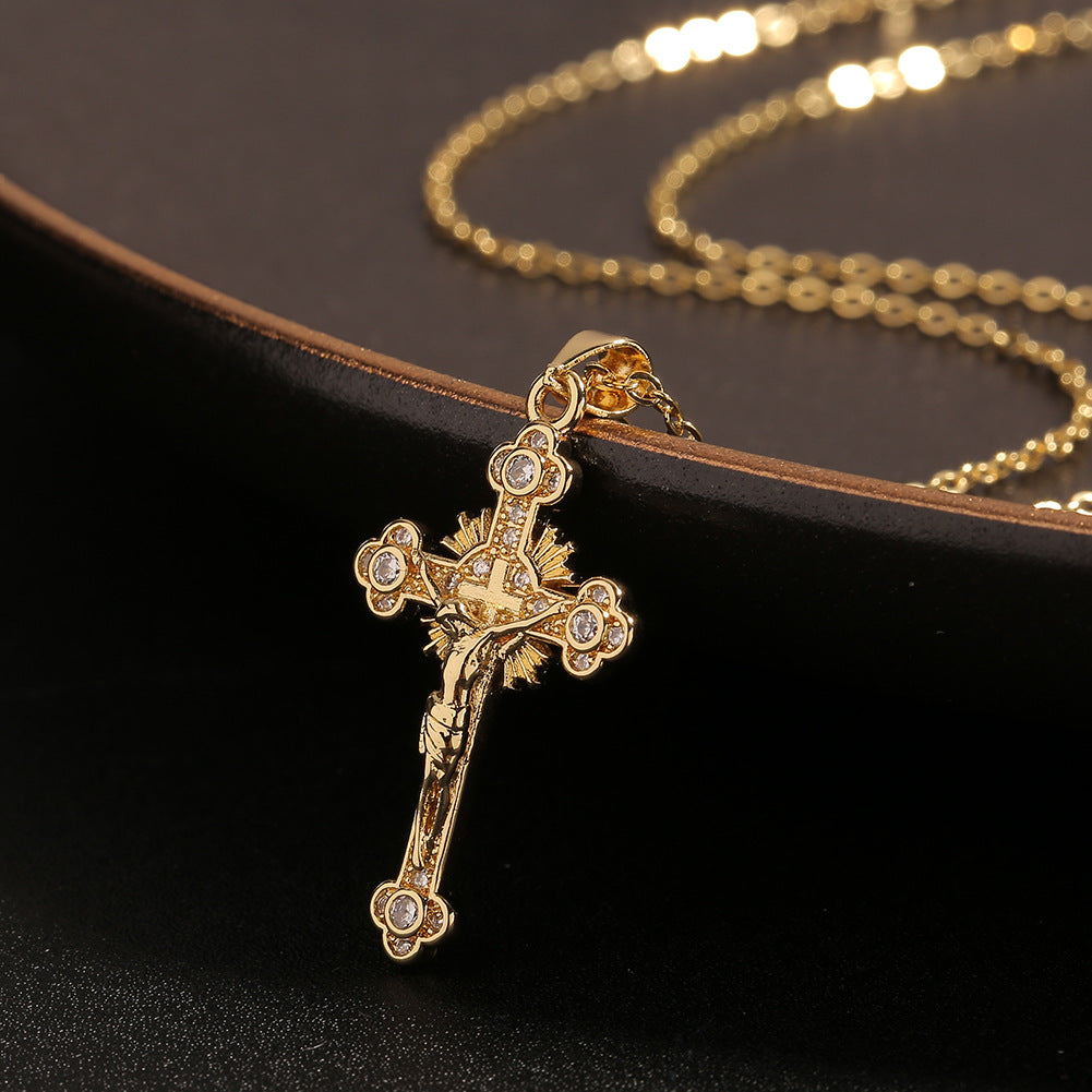 New religious jewelry women's cross pendant design niche necklace coll ...
