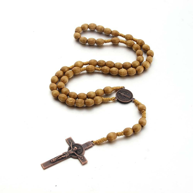 Handmade Christian St. Benedict Cross Rosary