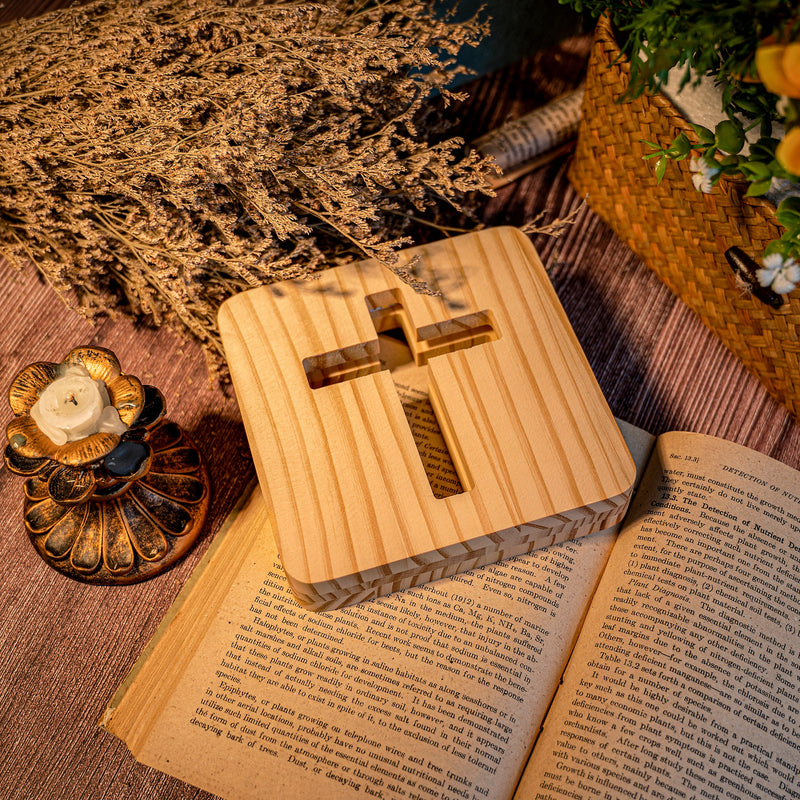 Jesus, Cross, Church, Holy spirit night light, religious wooden 3D mood light