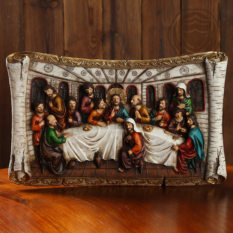 The Last Supper 3D relief pendant