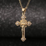New religious jewelry women's cross pendant design niche necklace collarbone chain
