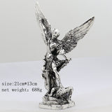 Archangel Michael metal statue - Best Home Decor