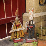 Wooden Easter Bunny Decor