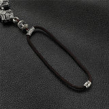 Crystal Diamond Car Rearview Mirror Cross Pendant