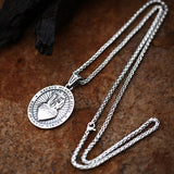 Bgcopper Sacred Heart Medallion Necklace