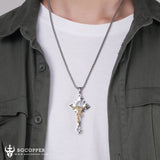 St. Benedict Exorcism Cross -BLESSED BY POPE ROSARIO DE SAN BENITO - BGCOPPER