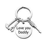 KEYCHAIN "IF DAD CAN'T FIX IT" DAD TOOLS FATHER'S DAY GIFT