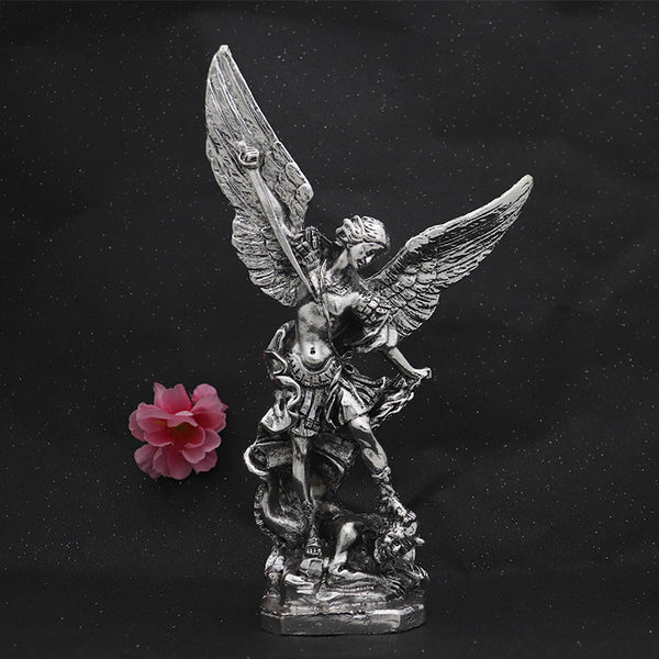 Archangel Michael metal statue - Best Home Decor