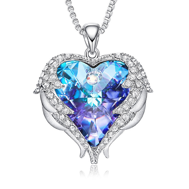 Guardian angel necklace Valentine's Day gift