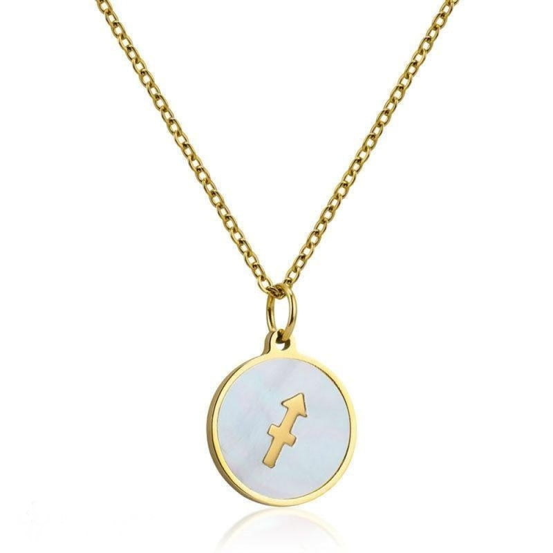 Titanium steel constellation symbol necklace - BGCOPPER