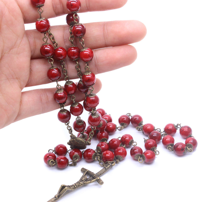 Christmas Gift Antique Bronze Rosary