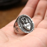 Sacred Heart Medallion Ring
