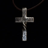 Bgcopper Twisted Cross Necklace - Gifts for Him/ Her