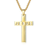 Bgcopper Jesus Name Cross Necklace