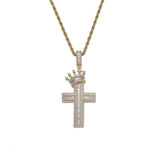 "His Queen, Her King" Couple Cross Necklace - Show Your Love