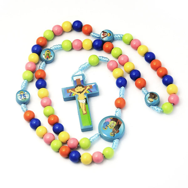 Children's First Rosary - Cartoon Baby Rosary Gift