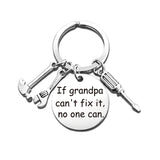 KEYCHAIN "IF DAD CAN'T FIX IT" DAD TOOLS FATHER'S DAY GIFT