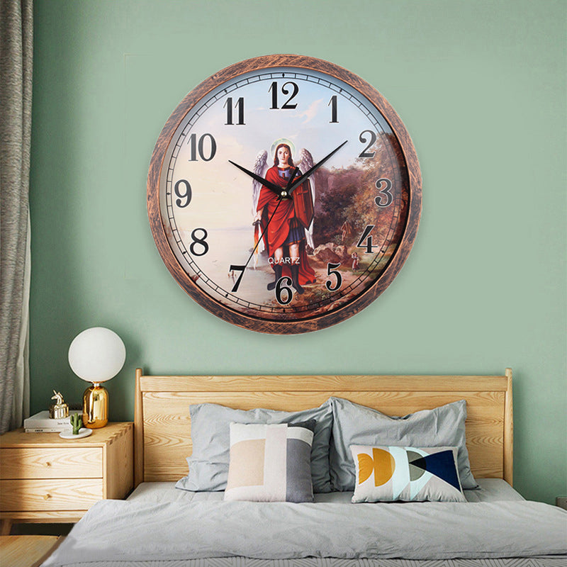 Archangel Michael Wall Clock