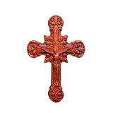 Handmade Blood Sandalwood Jesus Cross Necklace