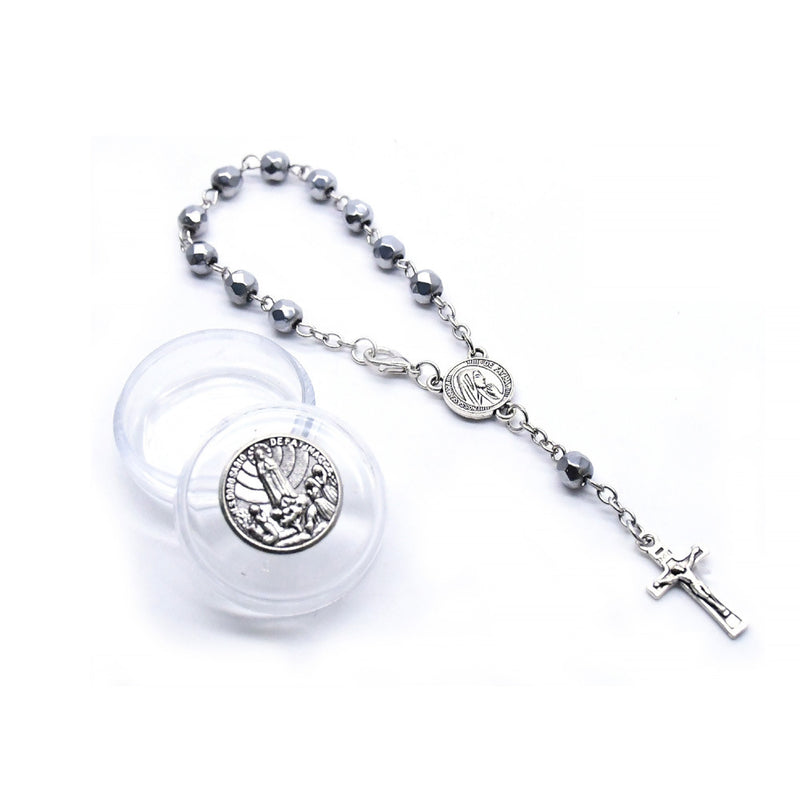 Fatima Crystal Rosary Bracelet