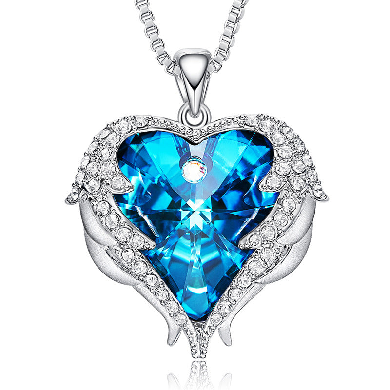 Guardian angel necklace Valentine's Day gift