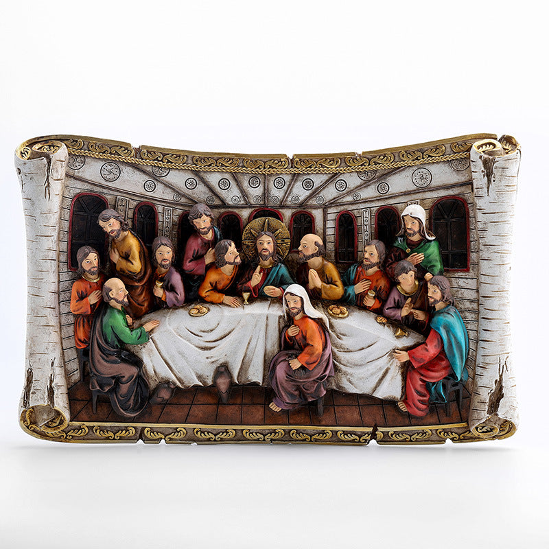 The Last Supper 3D relief pendant