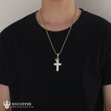 "His Queen, Her King" Couple Cross Necklace - Show Your Love