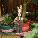 Wooden Easter Bunny Decor