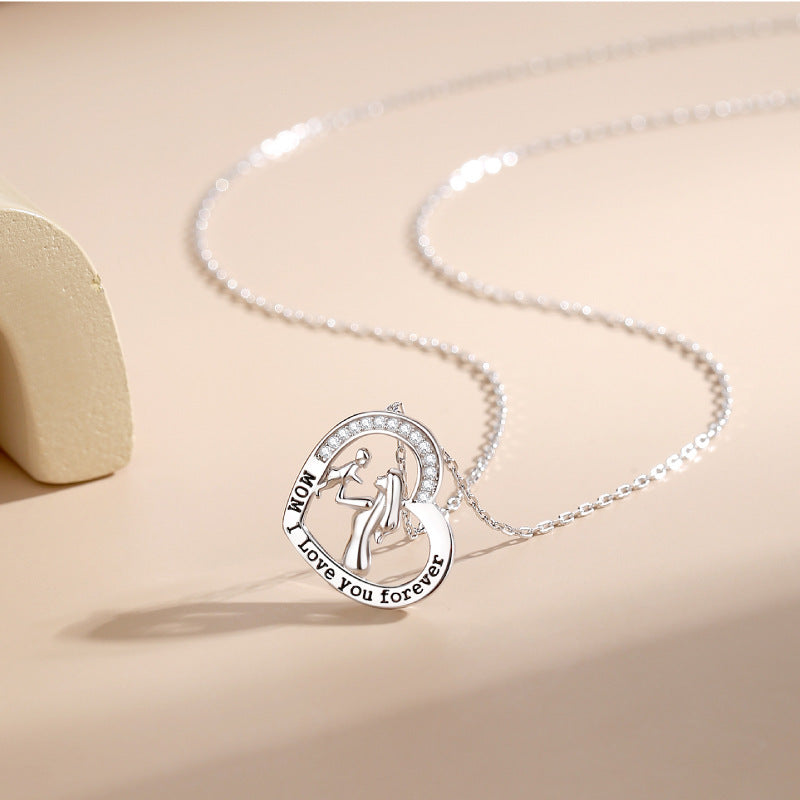 Sterling silver Love Confession Necklace - Mother‘s day gift