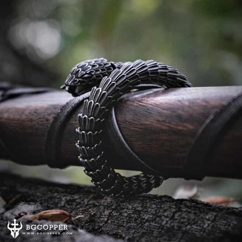 World Serpent Jormungdandr Snake Bracelet - BGCOPPER